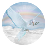 DAROUND 116 D BL Dove Clouds Blue